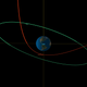 2023 BU will pass over the southern tip of South America on January 26.